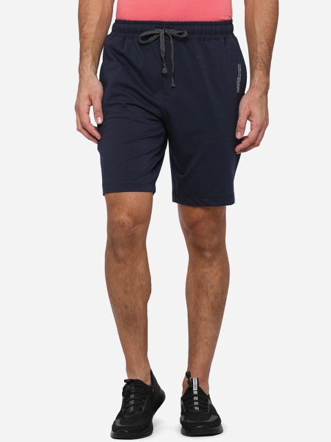 

JADE BLUE Men Navy Blue Regular Shorts