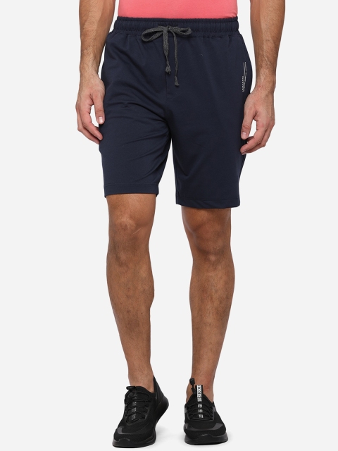 

JADE BLUE Men Navy Blue Regular Shorts