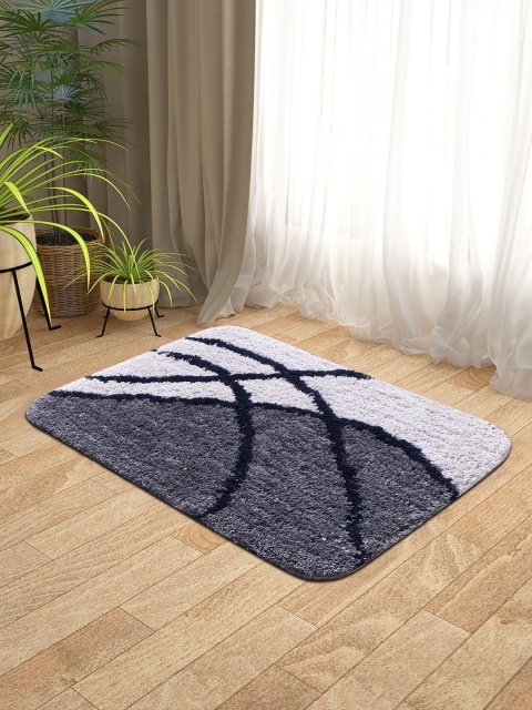

KICA Grey 2 Pcs Anti-Skid Latex Back Door Mats