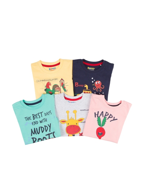 

Donuts Boys Assorted Pack of 5 Printed T-shirts