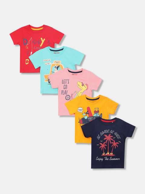 

Donuts Boys Assorted Pack of 5 Printed T-shirts