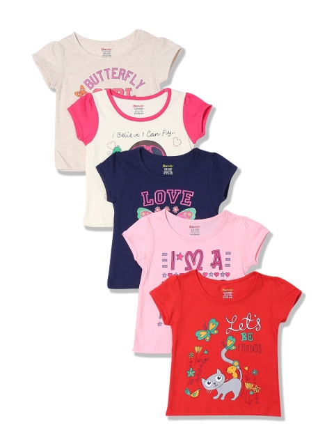 

Donuts Girls Pack Of 5 Assorted Printed T-shirt