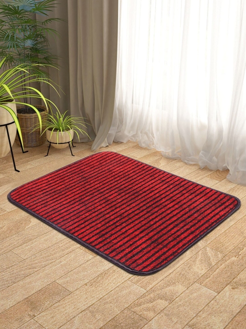 

KICA Maroon & Black Striped Anti Skid Door Mat