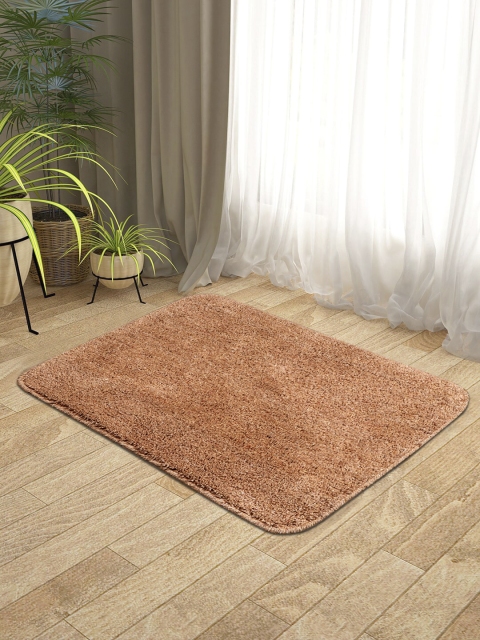 

KICA Brown 2 Pcs Anti-Skid Latex Back Cotton Door Mats