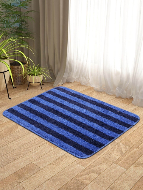 

KICA Blue Anti-Skid Latex Back Cotton Door Mat