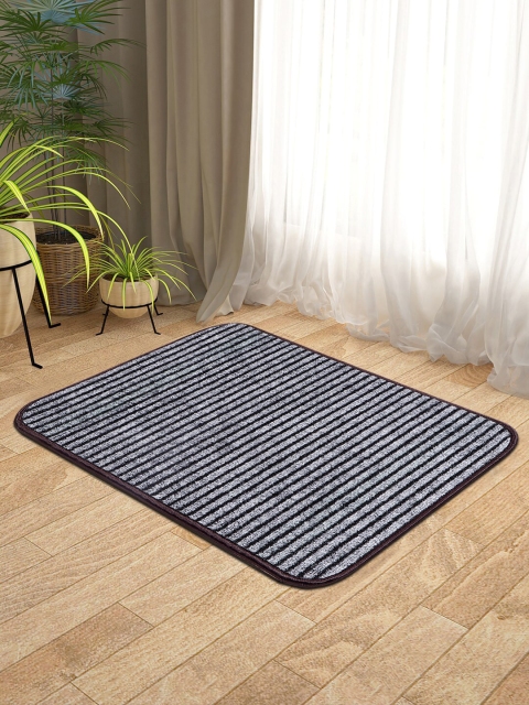 

KICA Charcoal Grey Striped Anti Skid Door Mat