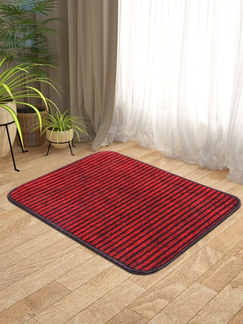 

KICA Maroon & Black Anti-Skid Latex Back Door Mat