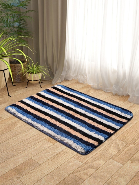 

KICA Blue & White Striped Anti-Skid Doormat