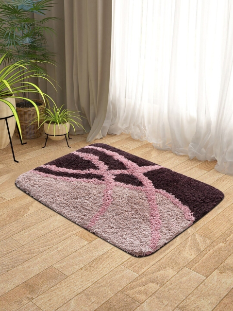 

KICA Brown & Beige Printed Anti-Skid Doormat