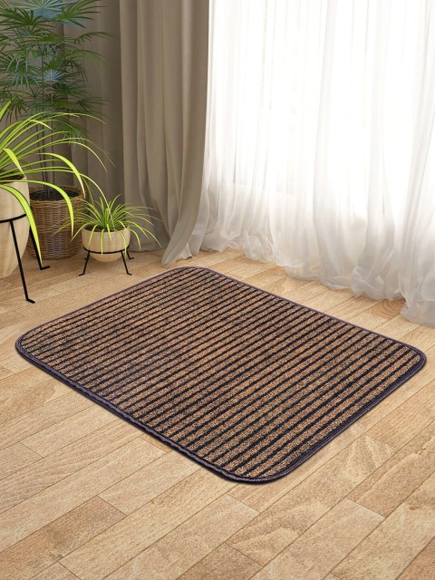 

KICA Brown & Black Anti-Skid Latex Back Door Mat