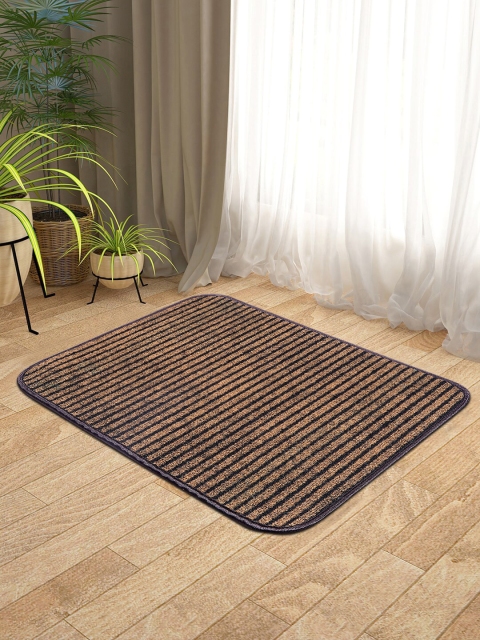 

KICA Brown & Black Anti-Skid Latex Back Door Mat