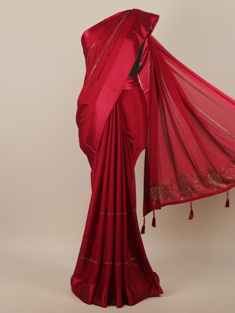 

Pothys Maroon Saree