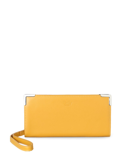 

Allen Solly Women Mustard Yellow Solid Wallet