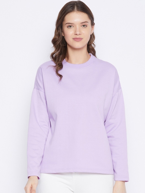 

FRENCH FLEXIOUS Women Lavender Sweatshirt