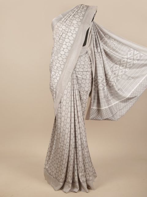 

Pothys Tan Printed Saree