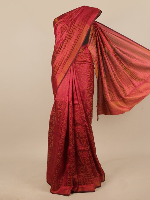 

Pothys Rust Woven Design Saree