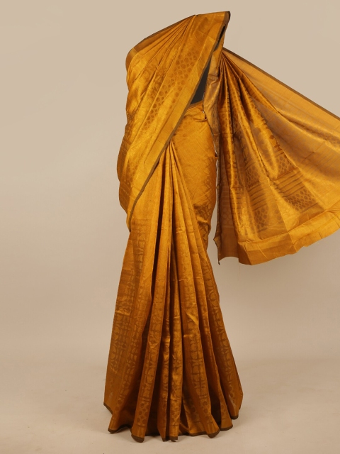 

Pothys Mustard & Gold Saree