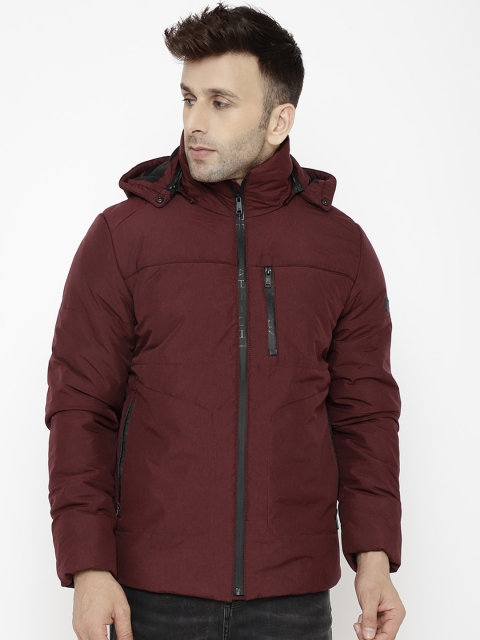 

LURE URBAN Men Maroon Padded Jacket