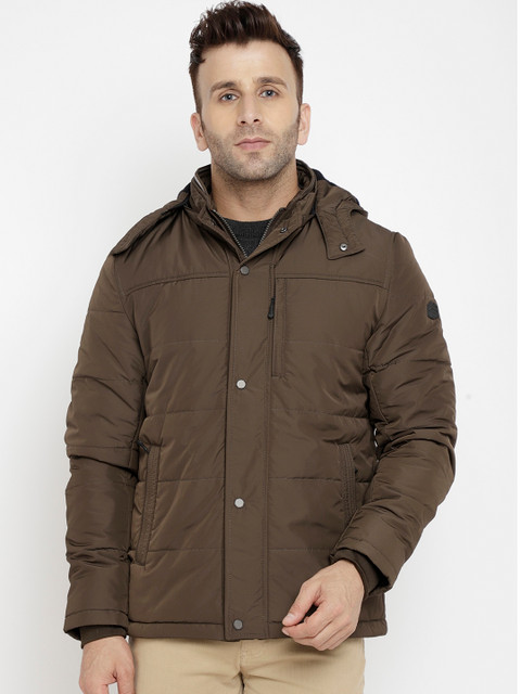 

LURE URBAN Men Olive Green Padded Jacket