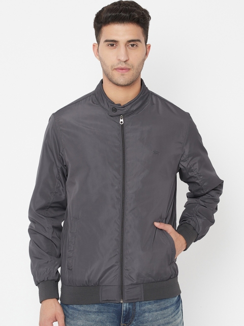 

METTLE Men Grey Bomber Jacket