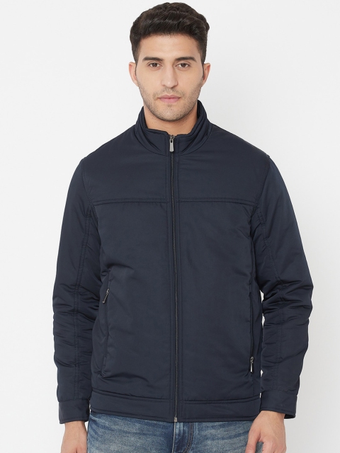 

METTLE Men Navy Blue Padded Jacket