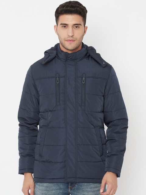 

METTLE Men Blue Padded Jacket