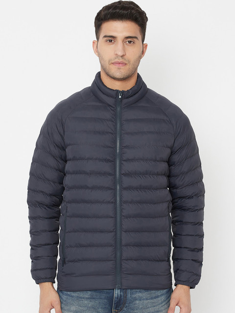

METTLE Men Blue Padded Jacket