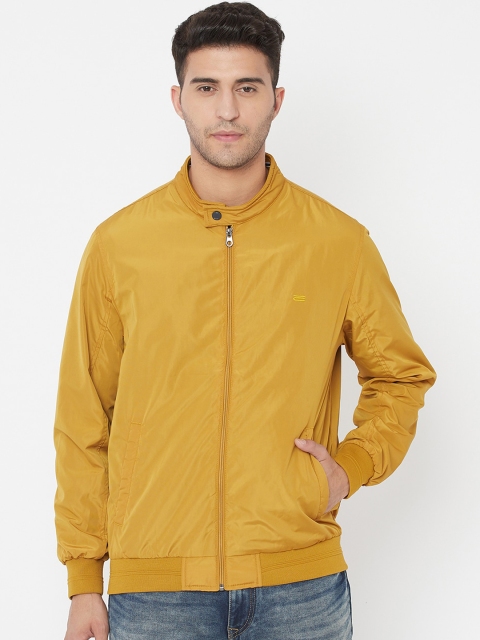 

METTLE Men Yellow Bomber Jacket