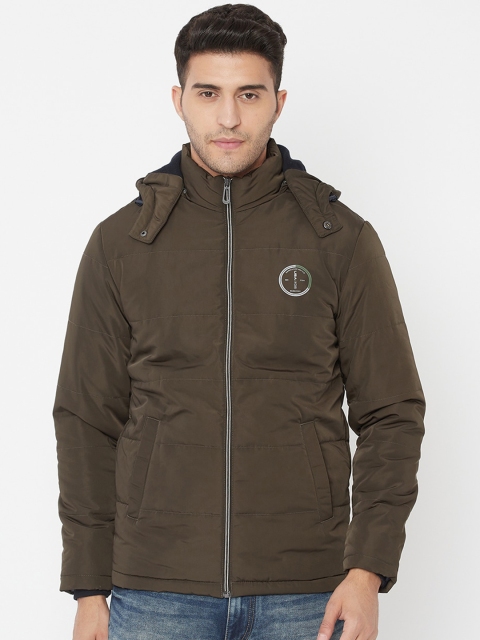

METTLE Men Olive Green Tailored Jacket