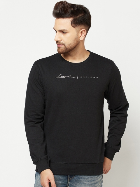 

ELEGANCE Men Black Sweatshirt