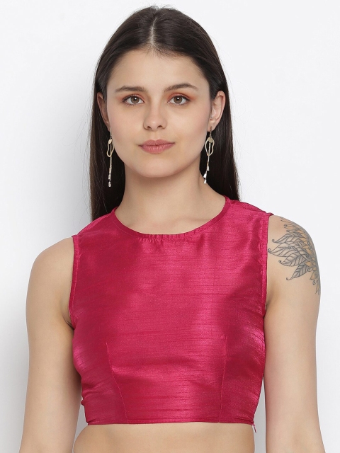 

Oxolloxo Pink Fitted Crop Top