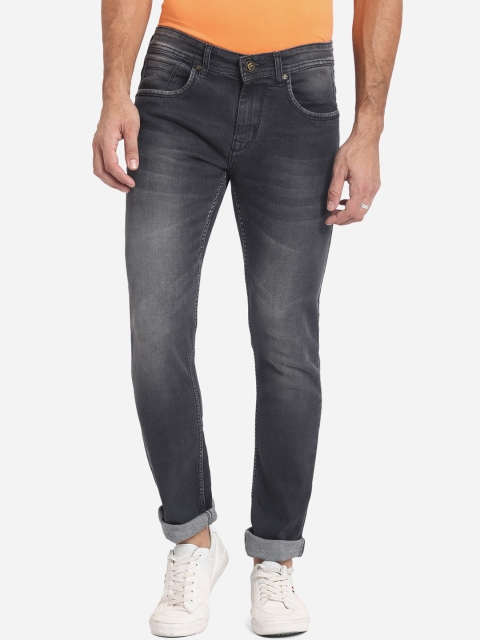 

Greenfibre Men Grey Straight Fit Heavy Fade Stretchable Jeans