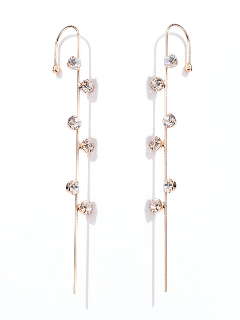 

URBANIC Women Gold-Toned Insert Ear Cuff Earrings