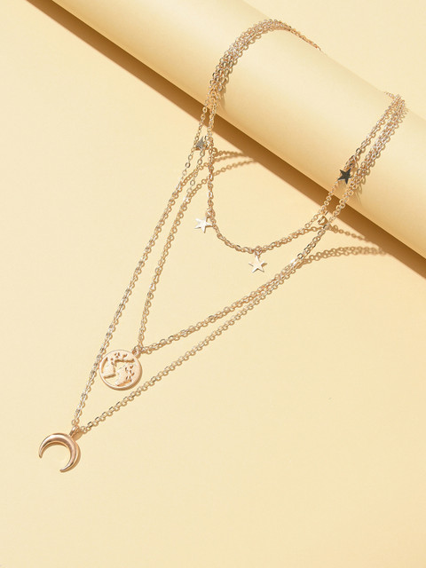 

URBANIC Gold-Toned Layered Necklace