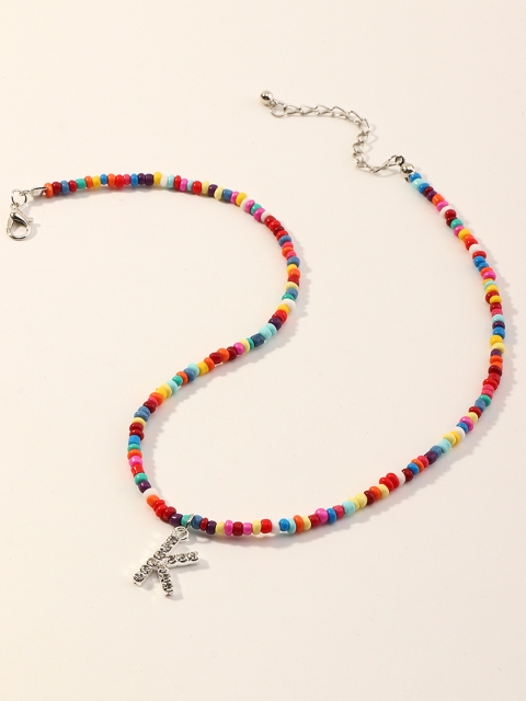 

URBANIC Multicoloured Beaded Necklace, Multi