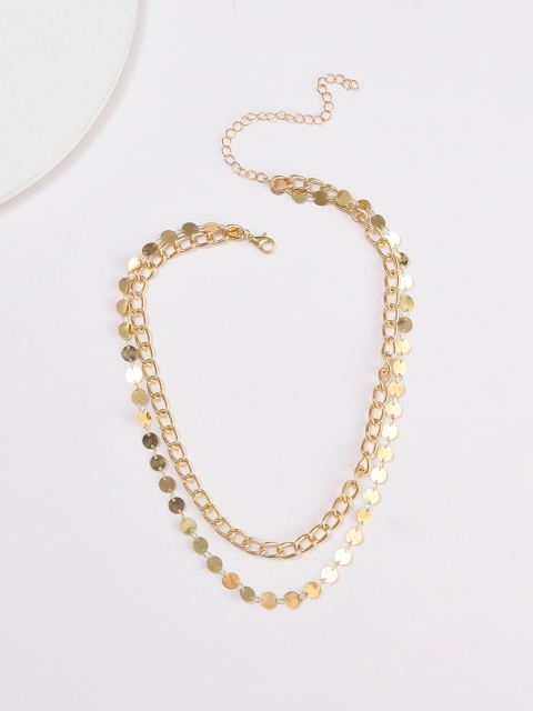 

URBANIC Women Gold-Toned Layered Necklace