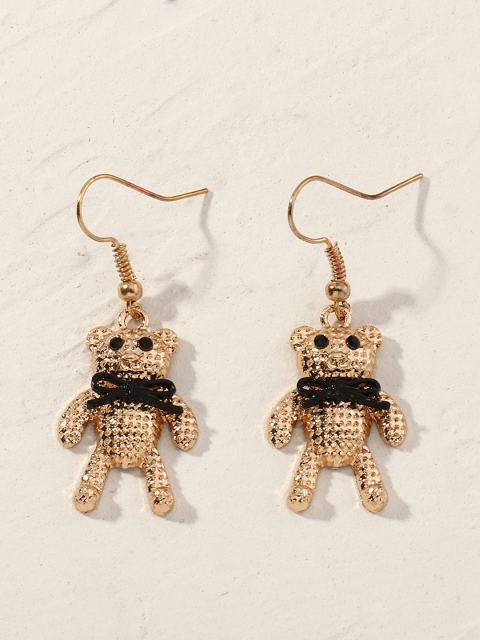 

URBANIC Gold-Toned Animal Shaped Drop Earrings