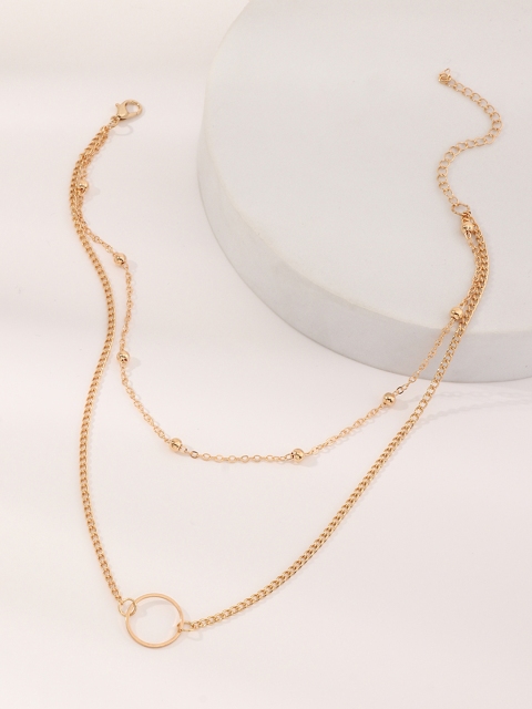 

URBANIC Gold-Toned Layered Necklace