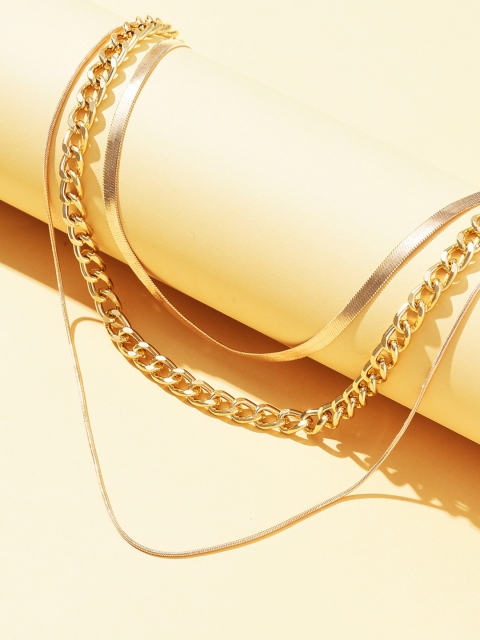 

URBANIC Gold-Toned Layered Necklace