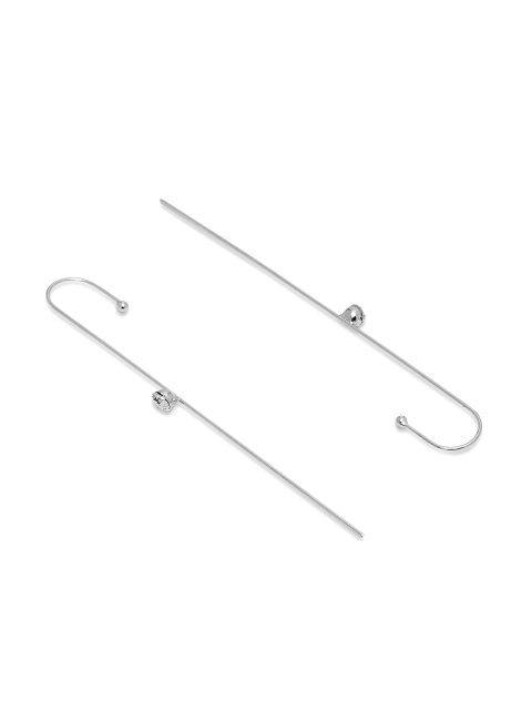 

URBANIC Silver-Toned Quirky Studs Earrings