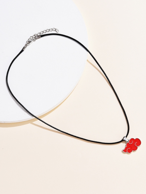 

URBANIC Red & Black Pendant with Chain