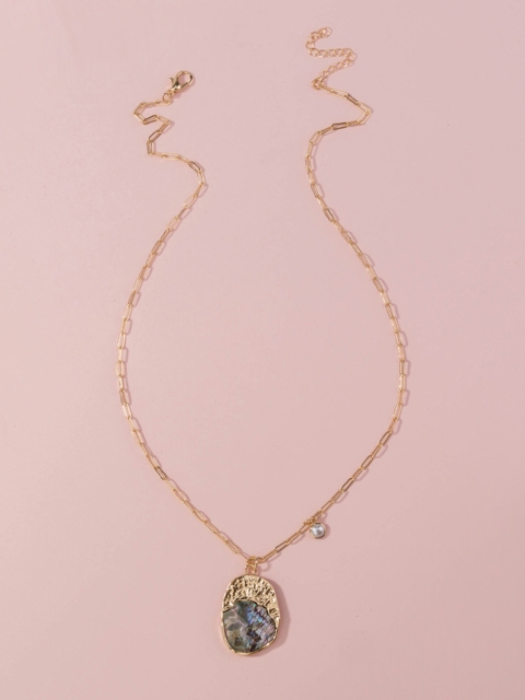 

URBANIC Gold-Toned Pendant with Chain