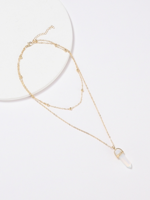 

URBANIC Gold-Toned Fruit Imitation Layered Necklace