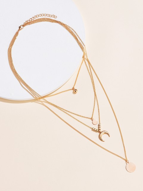 

URBANIC Gold-Toned Multilayered Necklace