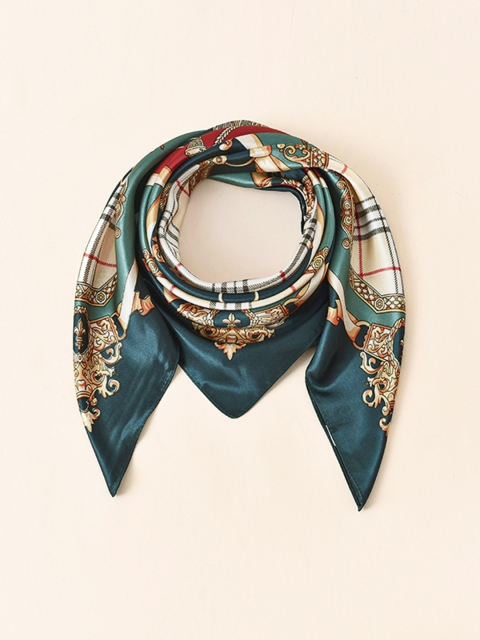 

URBANIC Women Green & Beige Printed Scarf