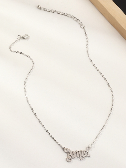 

URBANIC Women Silver-Toned Pendant Necklace