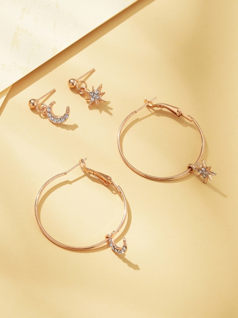 

URBANIC Gold-Toned Quirky Drop Earrings