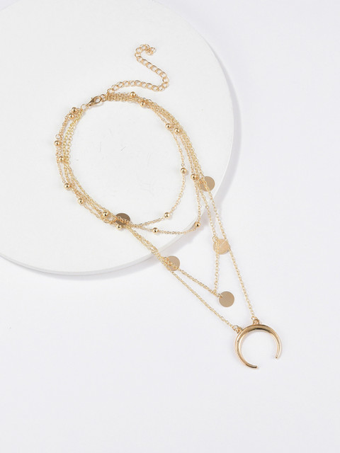 

URBANIC Gold-Toned Layered Necklace