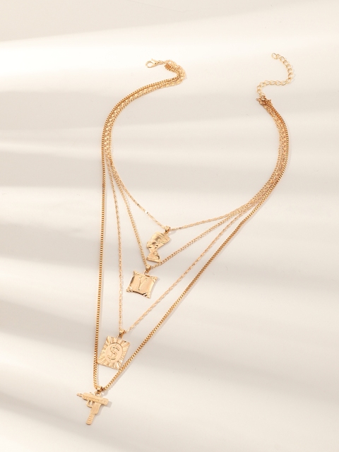 

URBANIC Women Gold-Toned Layered Necklace