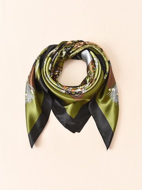 

URBANIC Women Green Printed Scarf